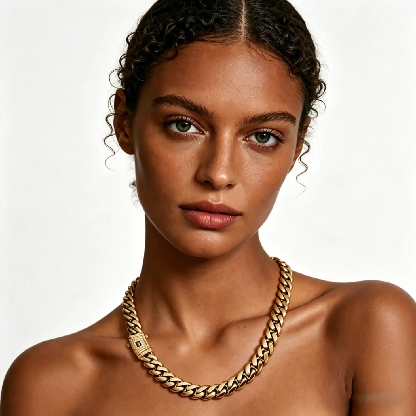 14K Real Gold-Plated Miami Cuban Necklace Waterproof, Fade-Proof Hypoallergenic, The Latest Electroplating Process for Rust Prevention, Miami Link Chain 8mm 20 inch, Hip-Hop Style Fashion Timeless Shine for Every Look men's jewelry