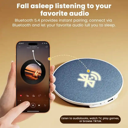 2026 Sleep Under-Pillow Speaker – Excellent Sound Quality, Ultra-Thin Body (Places Under The Pillow), Supports Automatic Shutdown and Timer Functions, Bluetooth Design, Rechargeable, Optimized for Side Sleepers.
