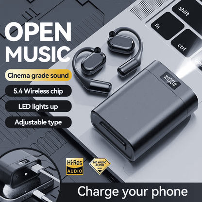 Bluetooth Earbuds with Smartphone Charging Support (Acts as a Temporary Power Bank), 45 Hours Playtime, HiFi Bass, ENC Noise Cancelling, Bluetooth 6.0, Sport Design, Built-in Mini Flashlight.
