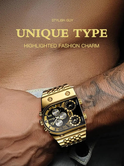 Men's Luminous Quartz Watch, Fashion Watch for Party, Daily Decor, Trendy All-match & Exquisite Watch for Birthday Gift with Box, Business Fashion Watches
