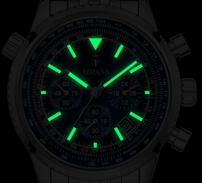 Business Fashion Round Dial Analog Quartz Watches for Men, Trendy Multifunctional Luminous Fashionable Watch, Waterproof Luminous Date Chronograph Watch, Stainless Steel Wristwatch for Men Gifts, with Box