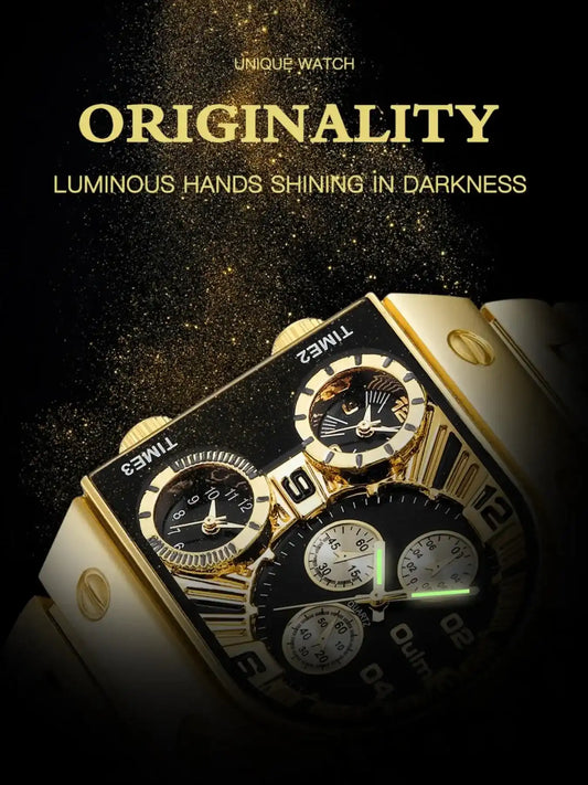 Men's Luminous Quartz Analog Watch, Fashion Watch for Party, Daily Decor, Trendy All-match & Exquisite Watch for Birthday Gift with Box, Business Fashion Watches