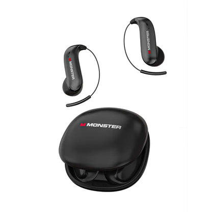 Open-Ear Mic Headset, Wireless Earbuds, Secure Earhook Design, Mic Noise Cancelling, 100H Playtime, Bluetooth 6.0, lPX5 Sweatproof, Lightweight, Comfortable, for Running, Workout, Cycling, Driving – Back to School, Perfect Gifts for Men & Women