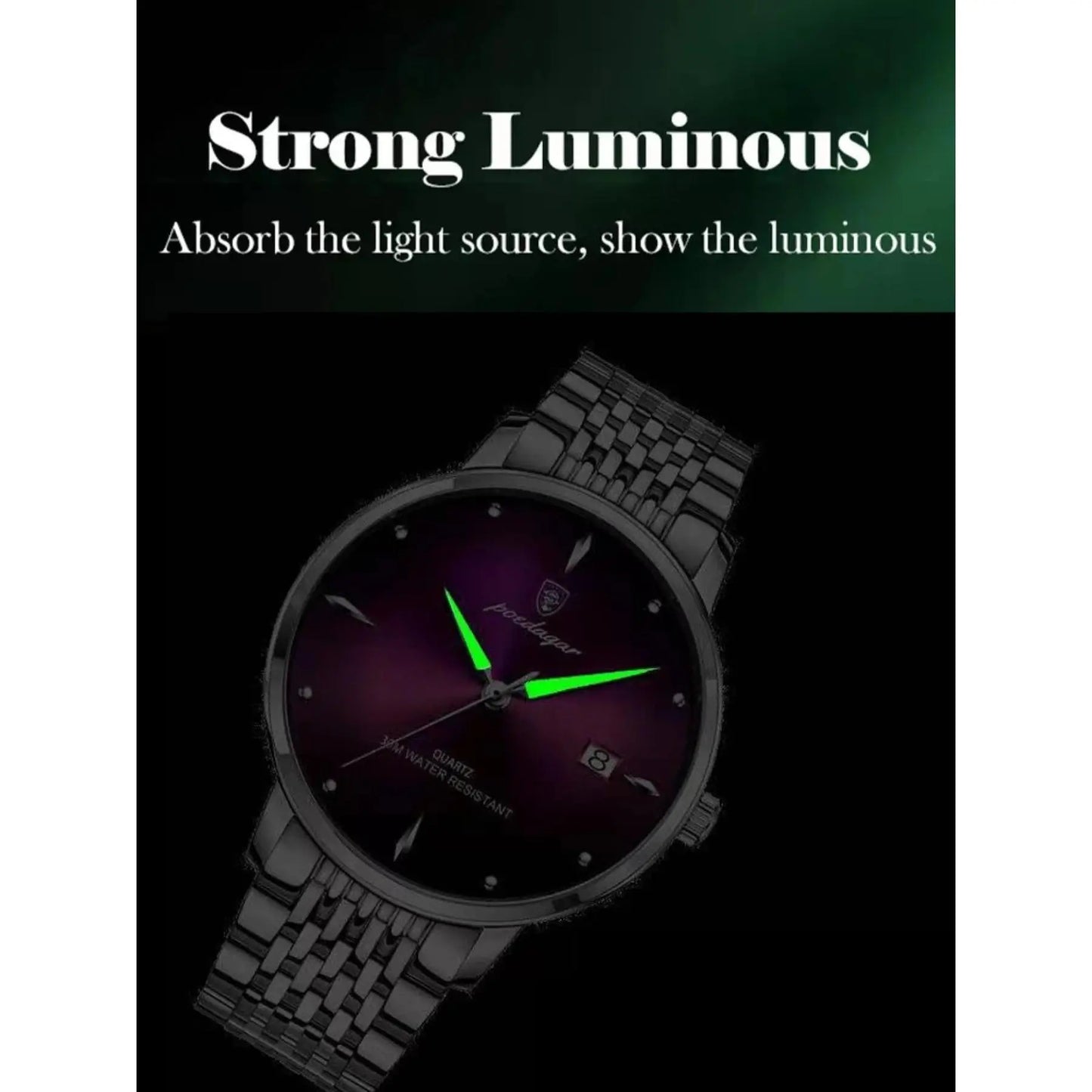 Men's Business Fashion Round Dial Stainless Steel Strap Quartz Watch, Durable Watch, Fashion Watch for Party, Daily Clothing Decor, Trendy All-match & Exquisite Watch for Gift without Box