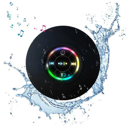 Mini Bluetooth Shower Speaker,Portable Bluetooth-compatible Speaker for Beach, Shower & HomeMini Portable Wireless Speaker.ortable Wireless Speaker with Suction Cup.Pairs Easily to Phones, Tablets, Computer.Gift for Men & Women.