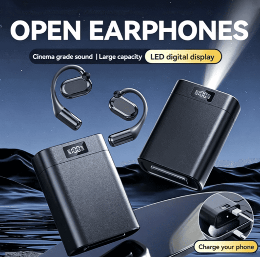 Bluetooth Earbuds with Smartphone Charging Support (Acts as a Temporary Power Bank), 45 Hours Playtime, HiFi Bass, ENC Noise Cancelling, Bluetooth 6.0, Sport Design, Built-in Mini Flashlight.