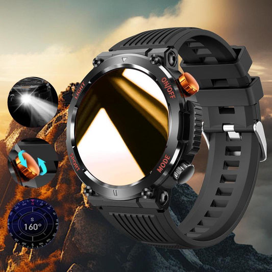 HD Screen Smartwatch, Multi-functional Outdoor Sports Fitness Tracker, Wireless Receiving & Calling Multi-sport Mode Pedometer, Waterproof Watch with LED Light for Android/iOS Men & Women #TOP PICKS