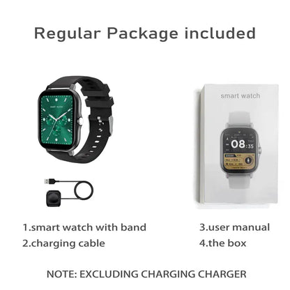 Smartwatch with Wireless Calling & Dialing, Multiple Sports Modes, App Notifications, Alarm Reminder and Music Playback, Compatible with iPhone and Android, Multifunctional Smart Watch