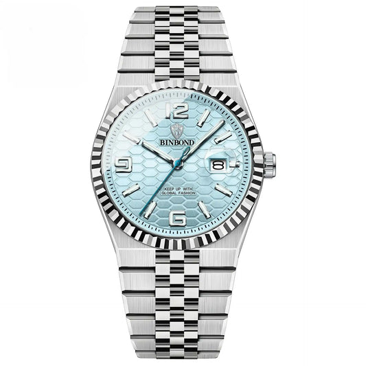 original high-quality men's watch, waterproof, luminous, date, luxury, stainless steel quartz watch, men's watch, Modern Fashionable Wristwatch, Business Fashion Watches