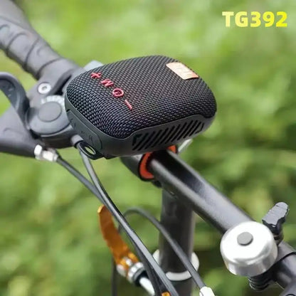T&G Portable Wireless Speaker, Rechargeable Waterproof Speakers with Handlebar Mount, Outdoor Bluetooth-compatible Speaker for Cycling, Hiking, Camping, Audio, Weatherproof Loudspeaker System, Outside Speakers
