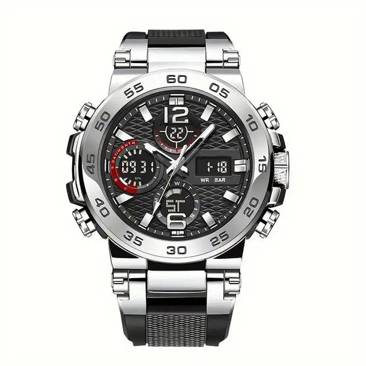 Men's Business Fashion Digital Watch As Gift, Durable Watch for Party, Daily Clothing Decor, Fashionable Digital Watch,  2026 Trendy Multifunctional Watch for Birthday Gift with Box, Business Fashion Watches