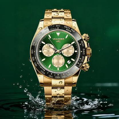 Men's Luxury Dress Watch Business Fashion VALENTINE'S DAY GIFT Quartz Watch Multifunctional wristwatch Chronograph QuartzMovement Luminous Date WaterResistant Boss Wristwatch for Party DailyWear Birthday Gift with Box