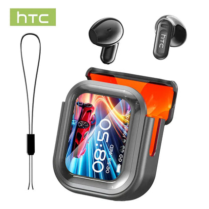 Bluetooth 6.0 Earphones LED Display High Fidelity Waterproof Wireless Earphones | Suitable for Office, Sports, Study and Audio Calls | Built-in Microphone | Earphones
