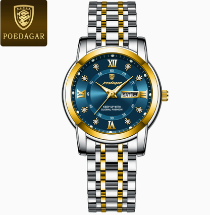 Men's Casual Business Round Dial Analog Quartz Watch, Business Fashion Watches, Fashion Daily Wear Watch with Box, Trendy Versatile Watch for Birthday Gift & Party