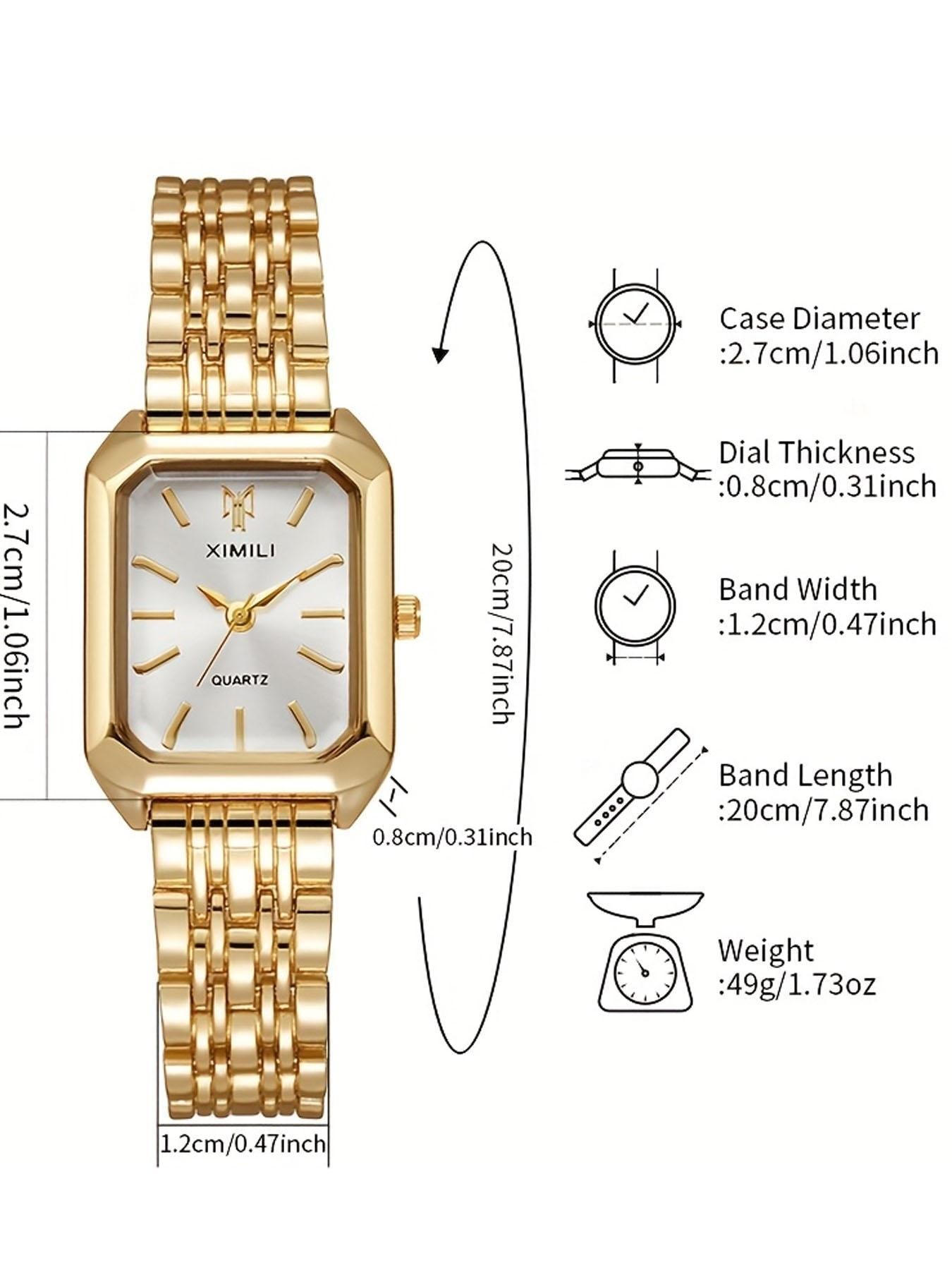 Women's Elegant Fashion Quartz Watch, Fashion Watch for Party, Daily Decor, Trendy All-match & Exquisite Watch for Birthday Gift