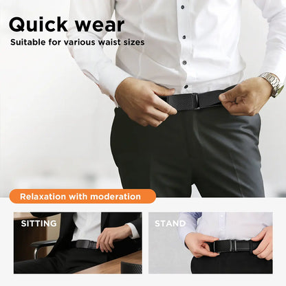 Can be trimmed] Mens Belt Leather Ratchet Easy Release Belt For Men Designer Belt Dress and Casual with Adjustable Buckle for Men's Wear Gift Outdoorfun Textured for Birthday Gift/ accessories men/business belt no hole