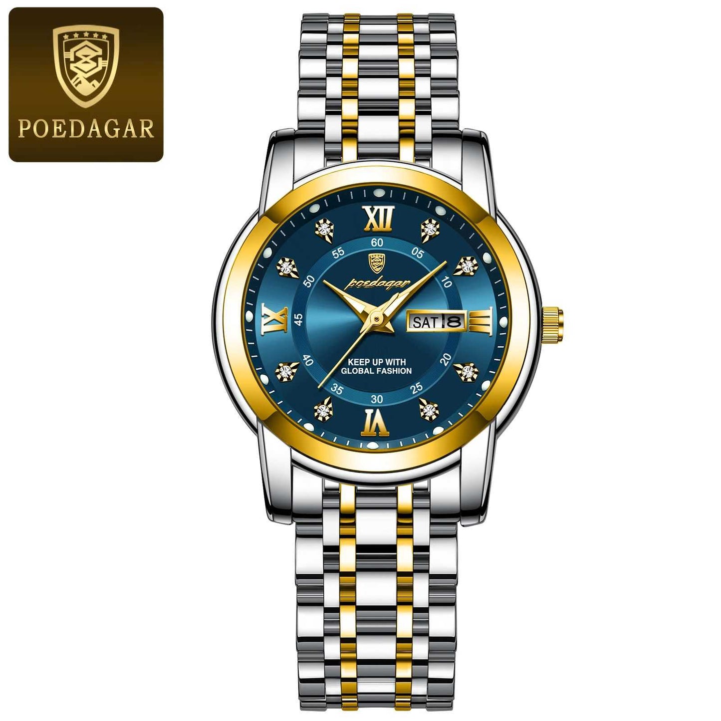 Men's Casual Business Round Dial Analog Quartz Watch, Business Fashion Watches, Fashion Daily Wear Watch with Box, Trendy Versatile Watch for Birthday Gift & Party