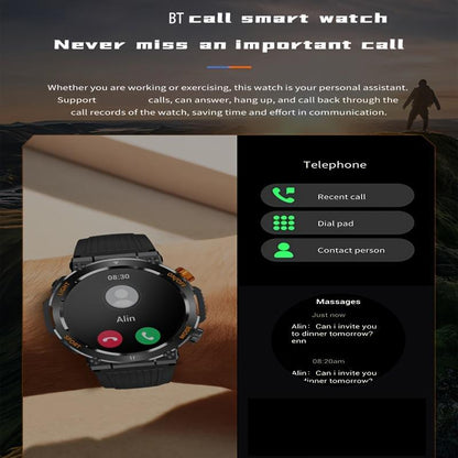 HD Screen Smartwatch, Multi-functional Outdoor Sports Fitness Tracker, Wireless Receiving & Calling Multi-sport Mode Pedometer, Waterproof Watch with LED Light for Android/iOS Men & Women #TOP PICKS