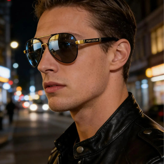Unisex Full Rim Metal Polarized Aviator Sunglasses  - Durable Frames, Anti-Glare Polycarbonate Lenses, Full UV Protection for Driving/Outdoor Use, Men's Accessories for Adults,summervibes
